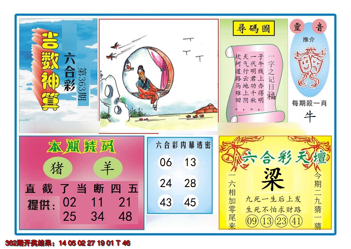 2024363期吉数神算