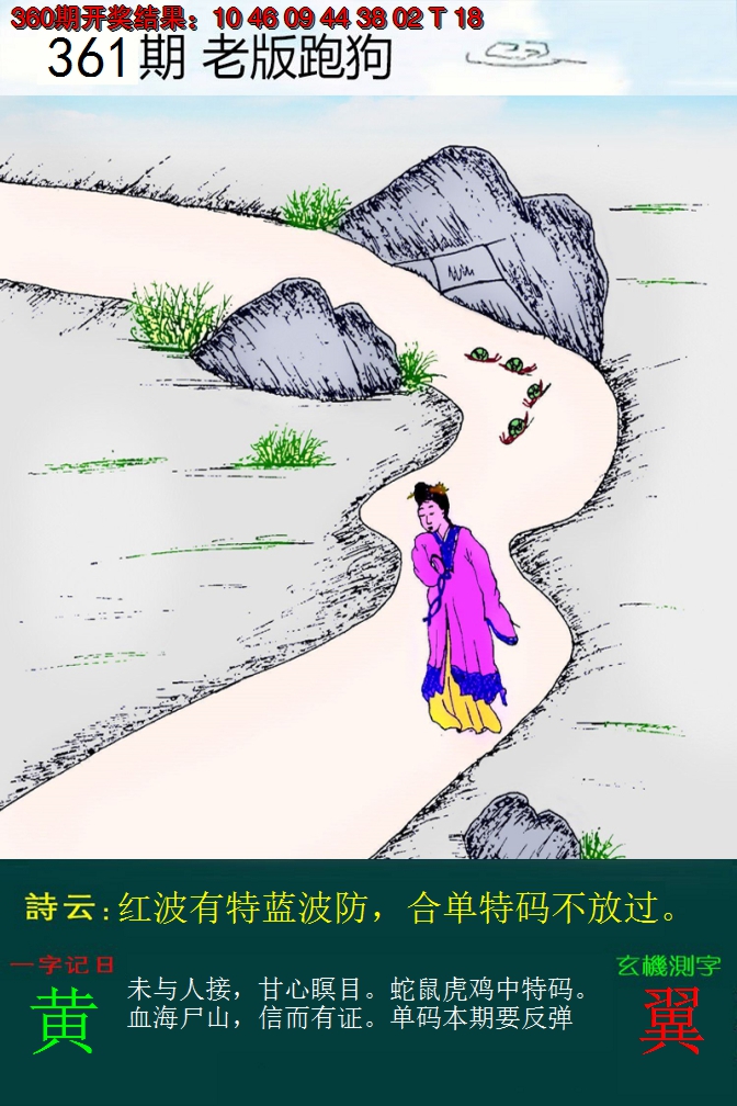 2024361期老版跑狗