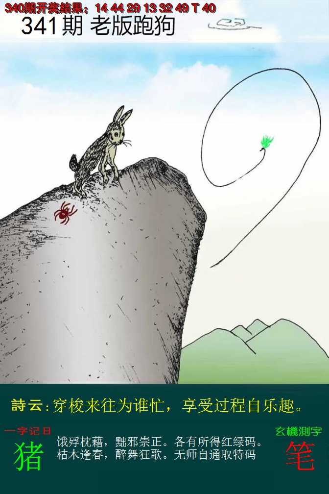 2024341期老版跑狗