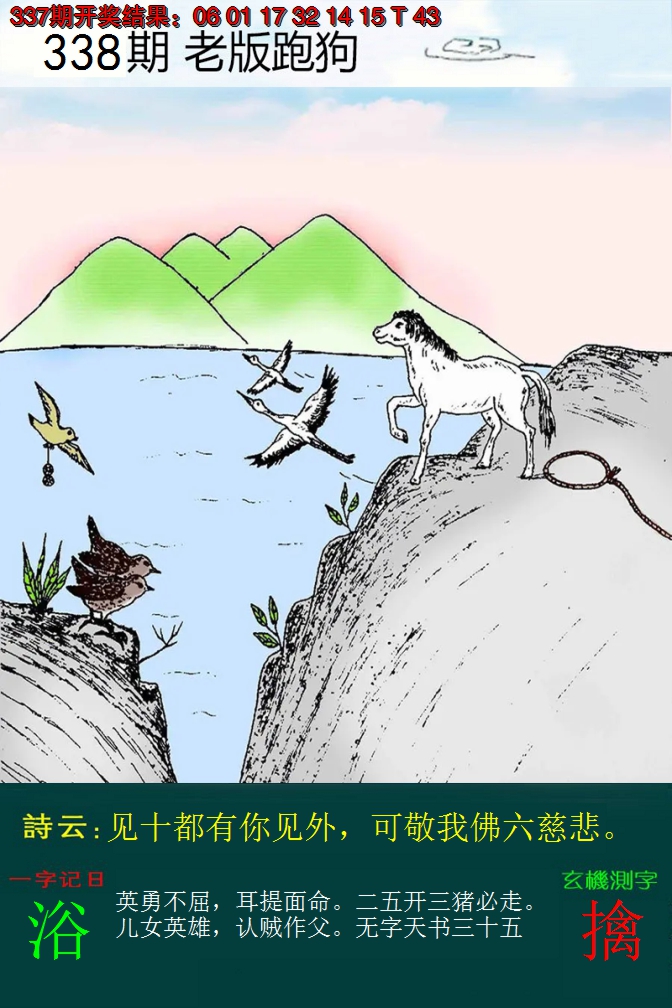 2024338期老版跑狗