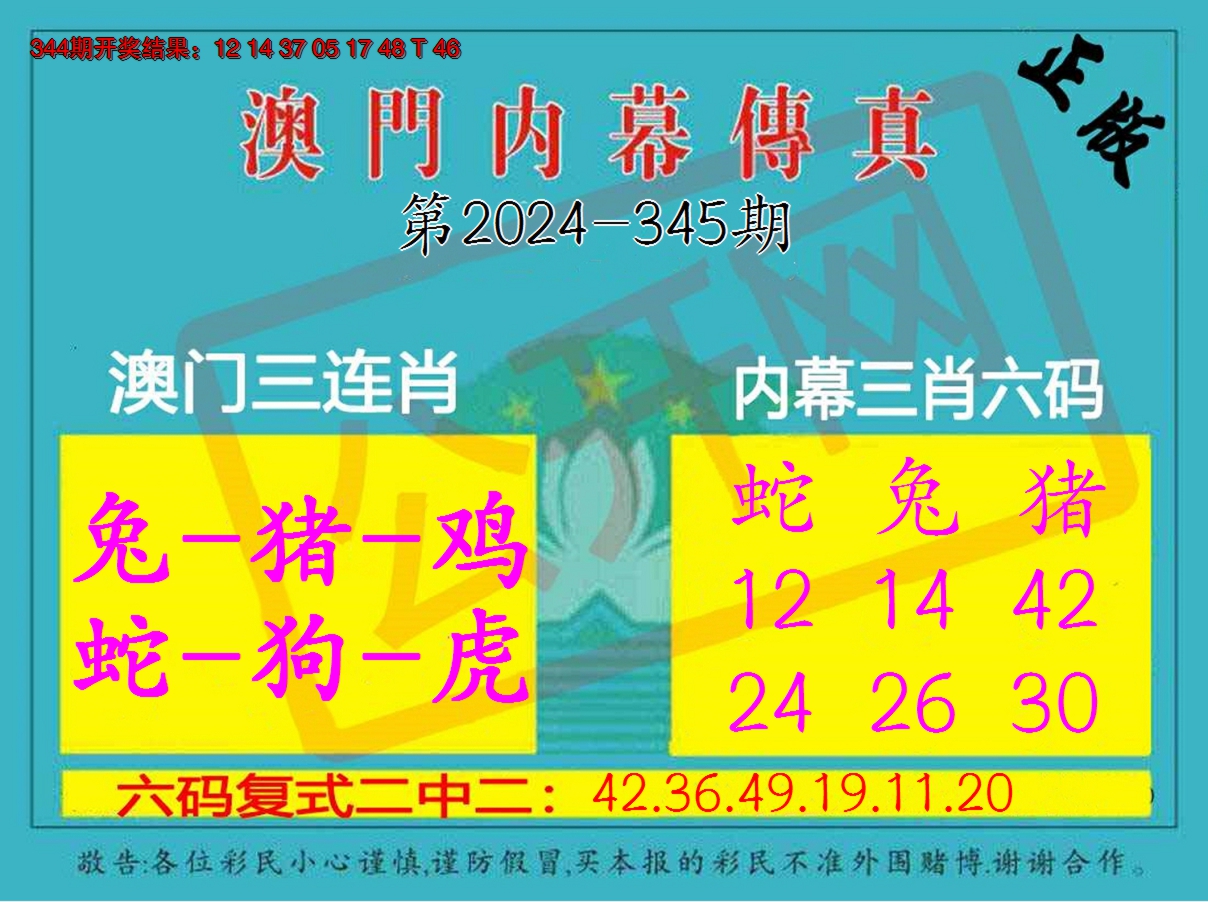 2024345期内幕传真三肖版