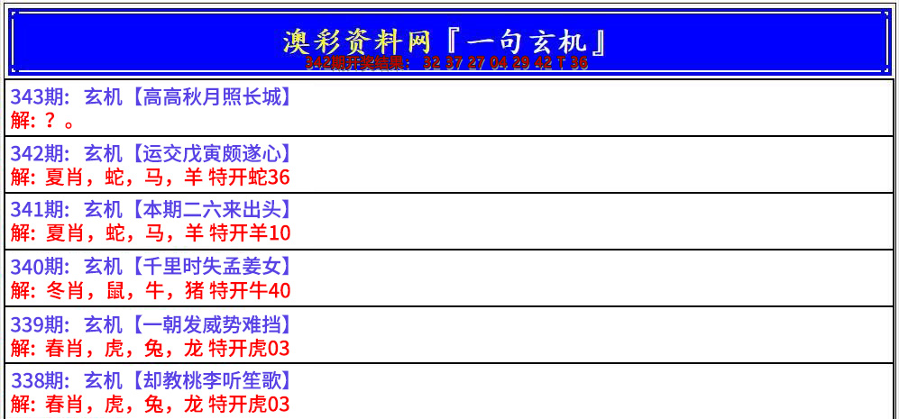 2024343期澳门一句玄机