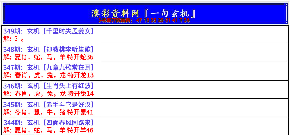 2024349期澳门一句玄机