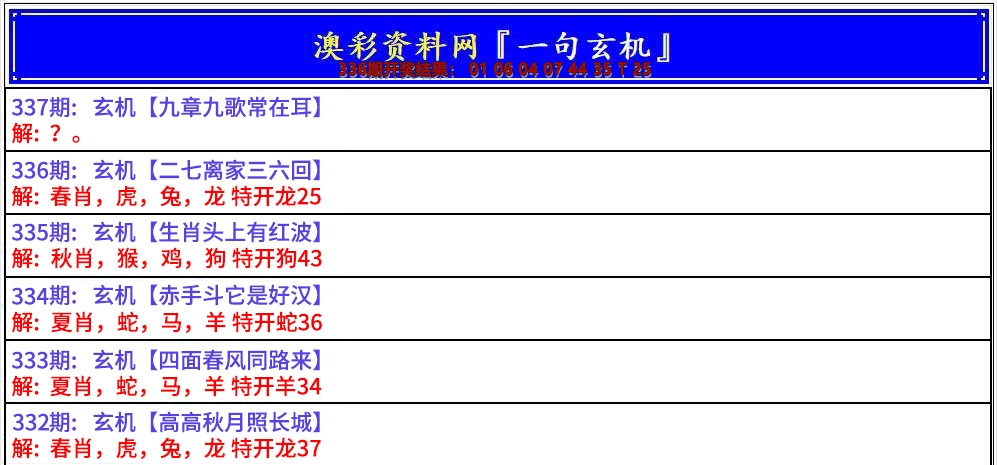 2024337期澳门一句玄机