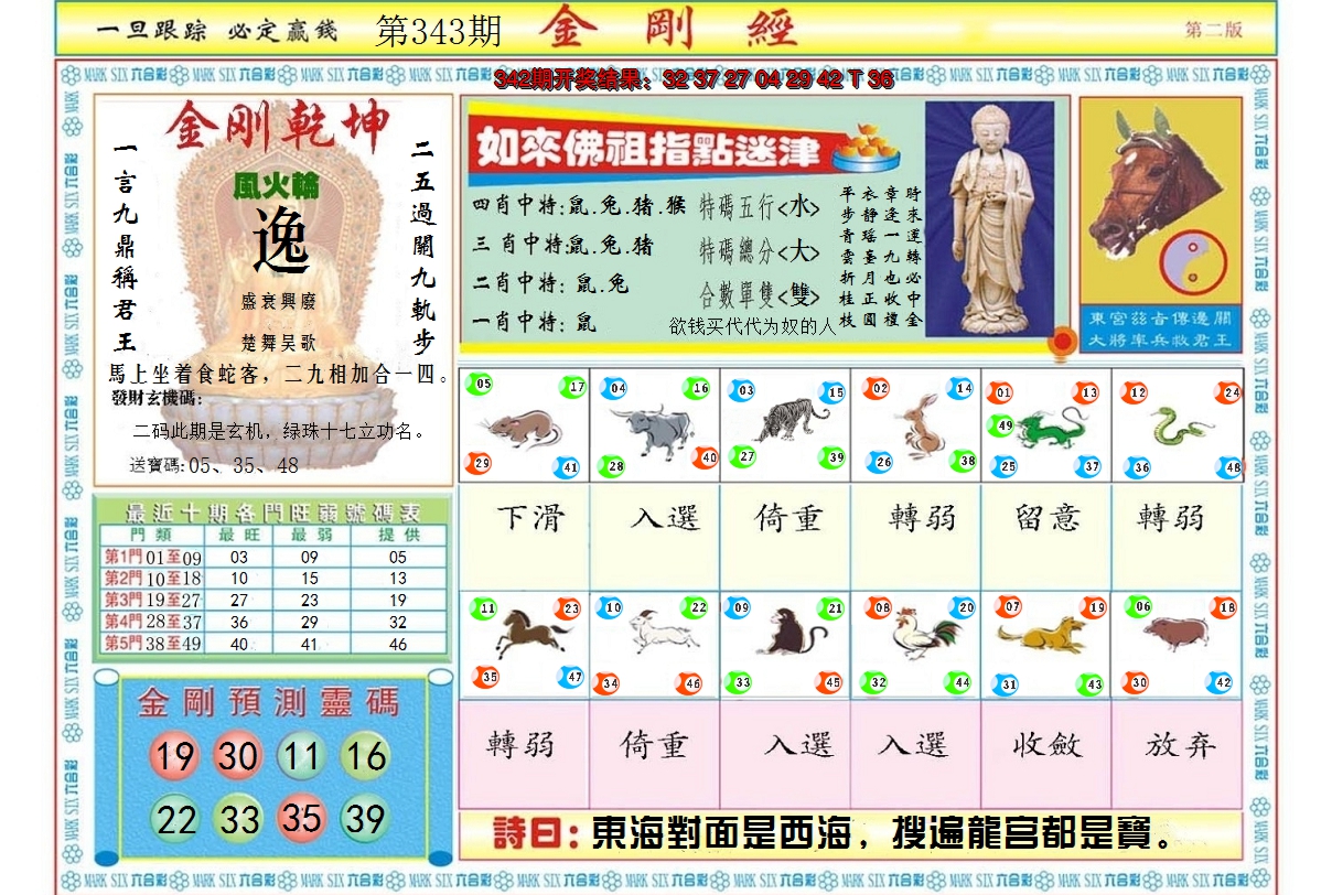 2024343期金刚经B