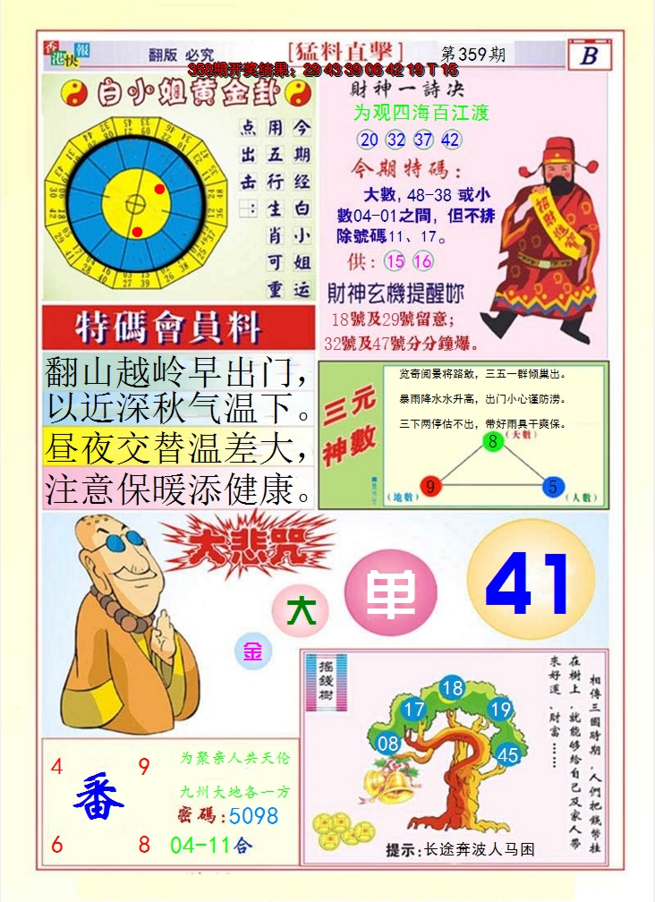 2024359期猛料直击B