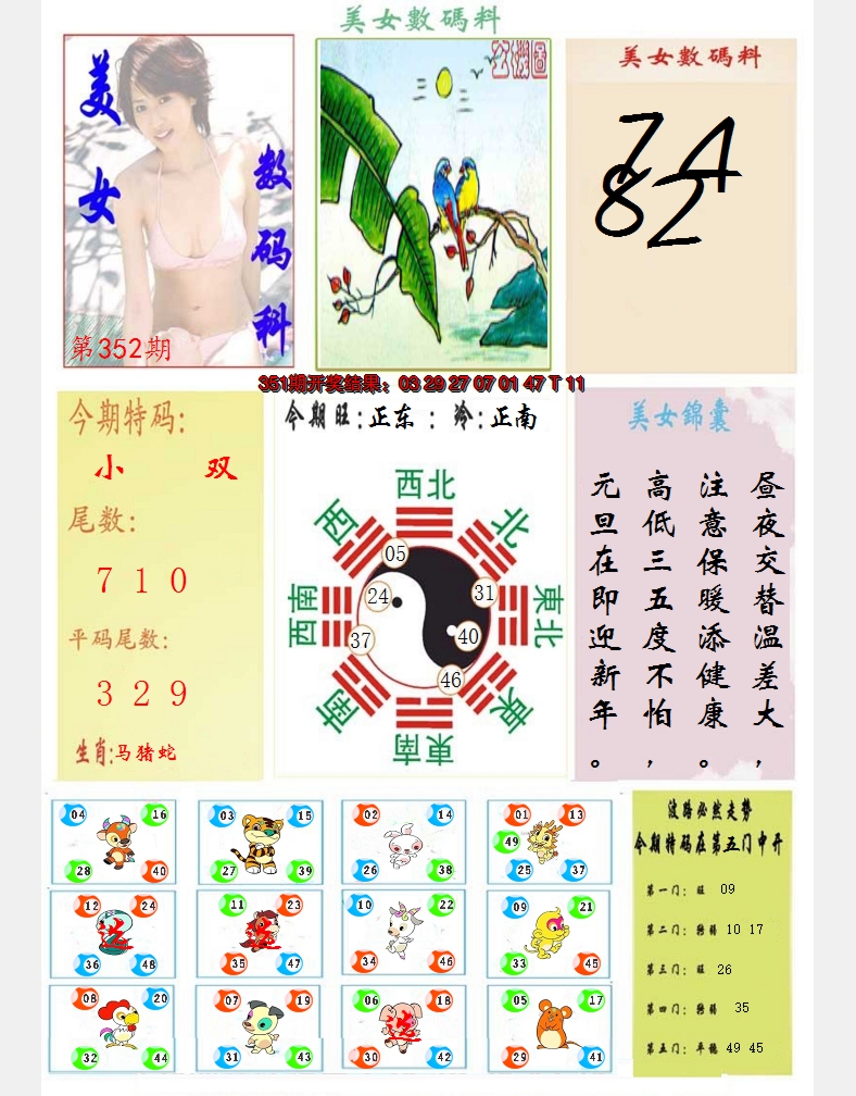 2024352期美女数码料