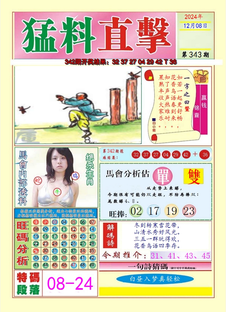 2024343期猛料直击A