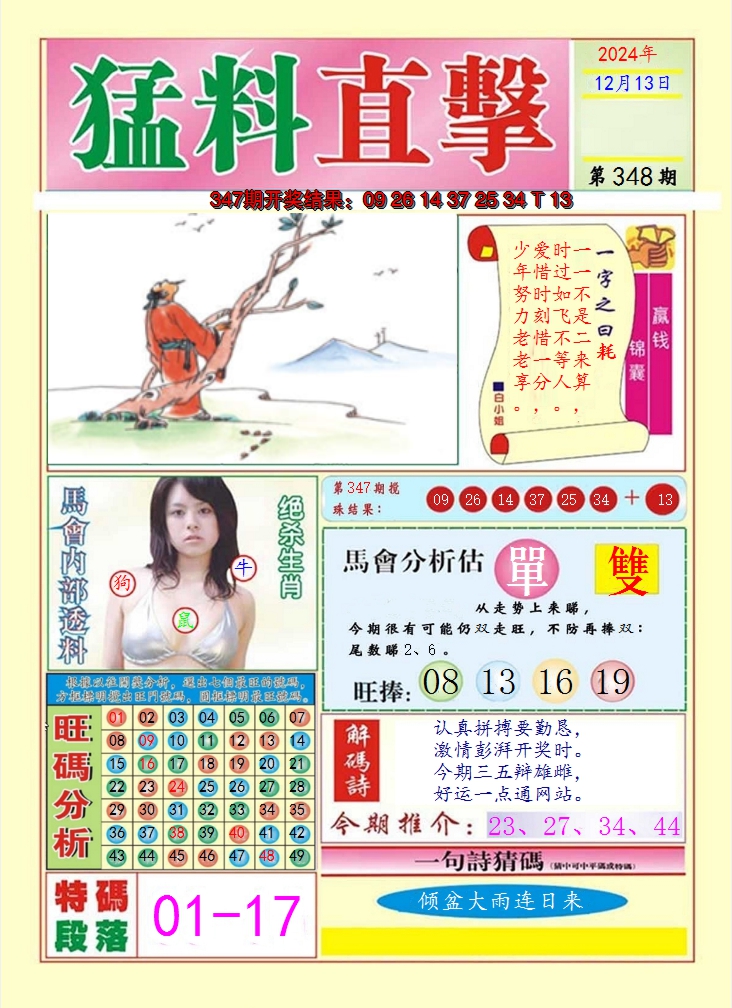 2024348期猛料直击A