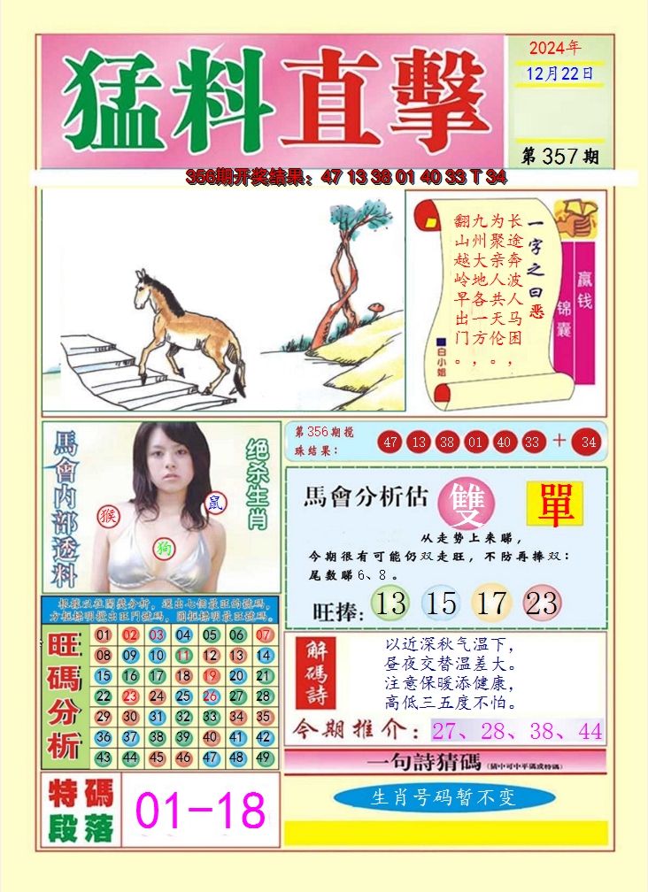 2024357期猛料直击A