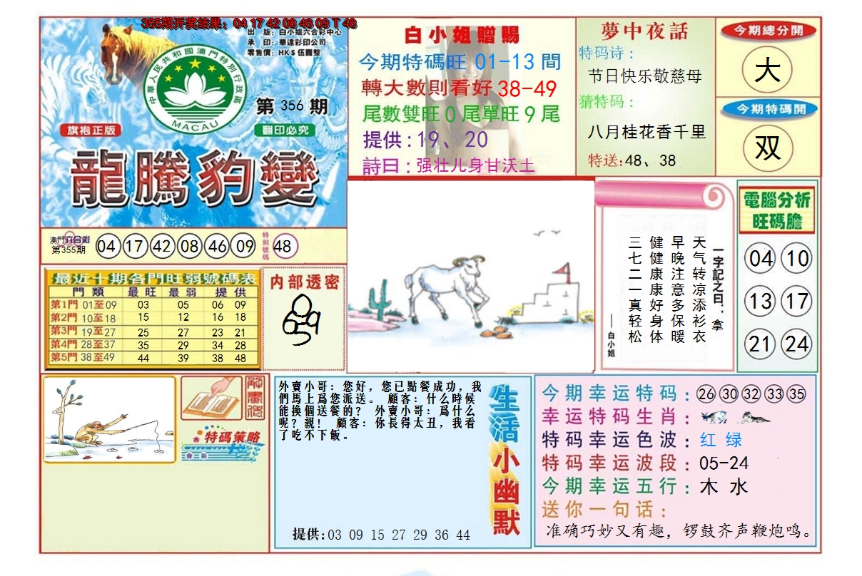 2024356期龙腾豹变
