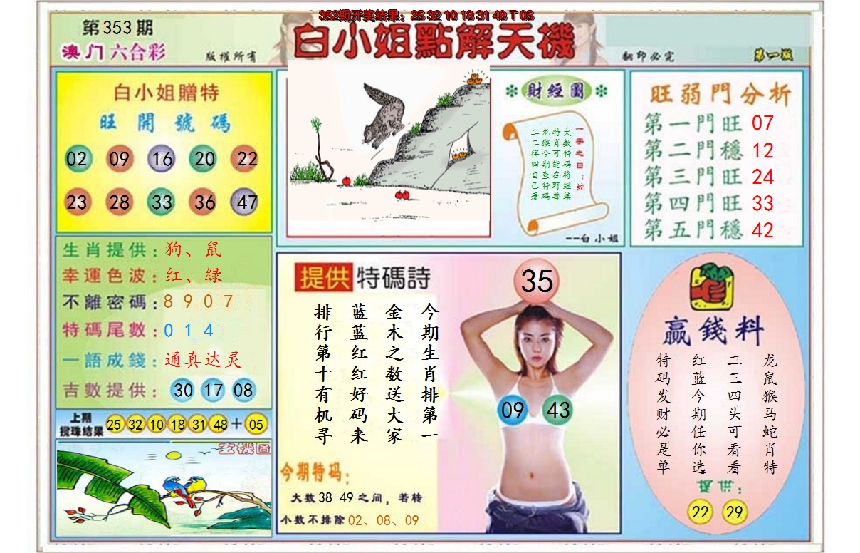 2024353期白小姐点解天机A
