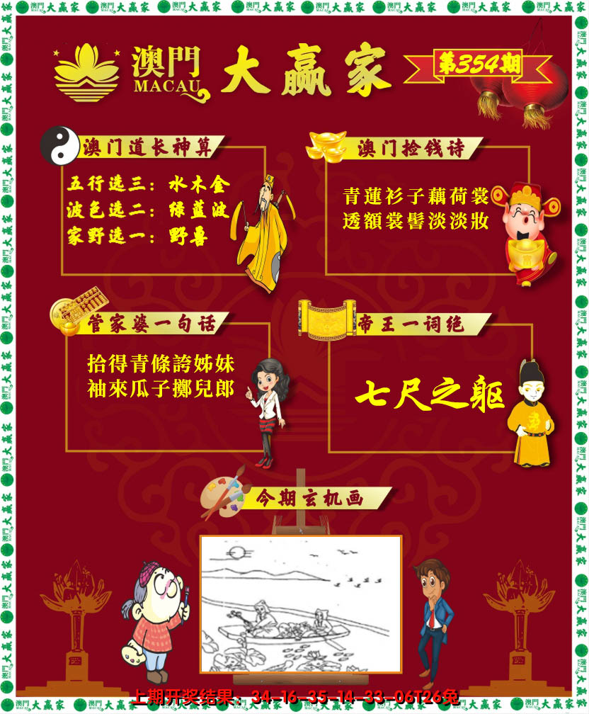 2024354期大赢家