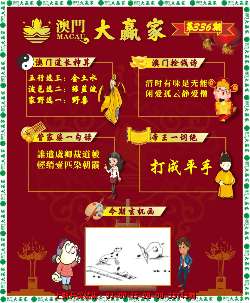 2024336期大赢家