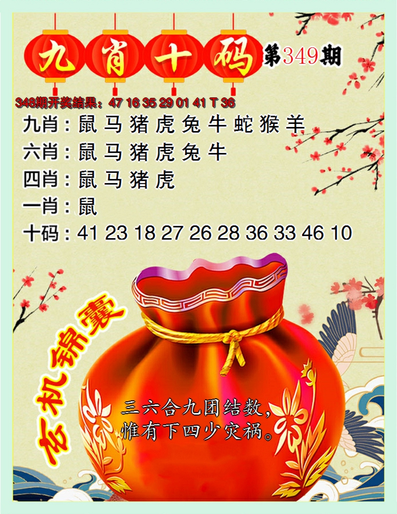 2024349期九肖十码