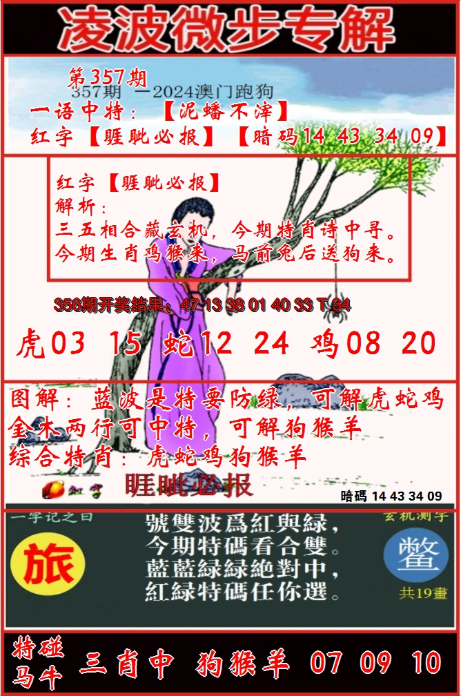 2024357期凌波微步
