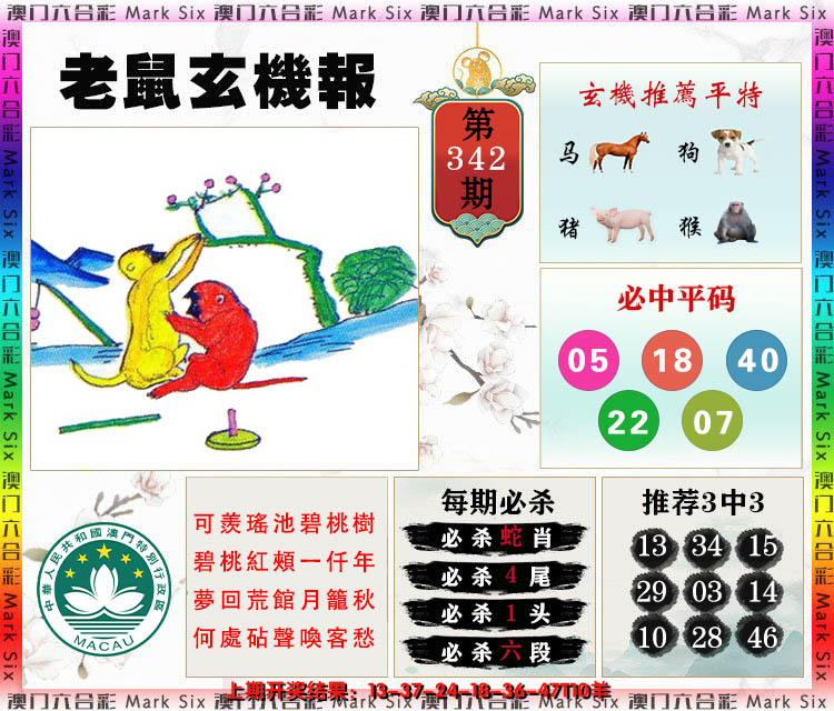 2024342期老鼠玄机报