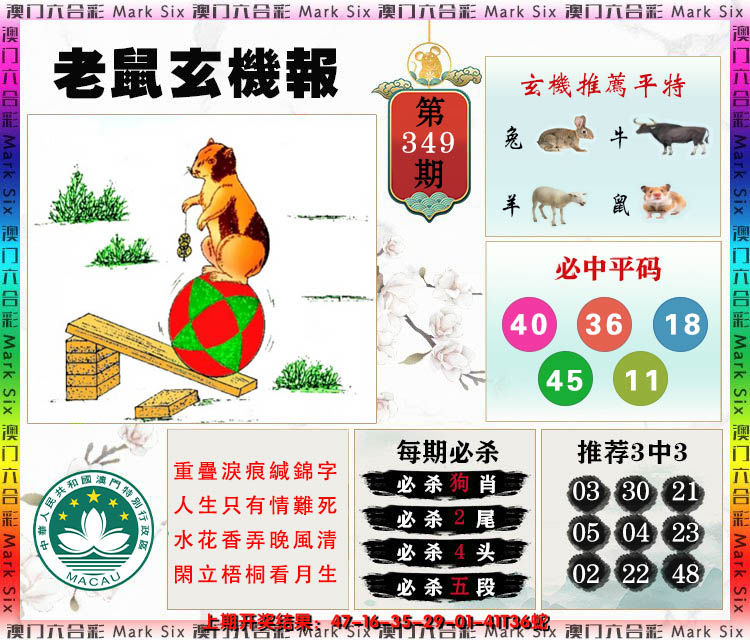 2024349期老鼠玄机报