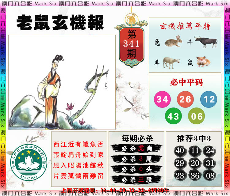 2024341期老鼠玄机报