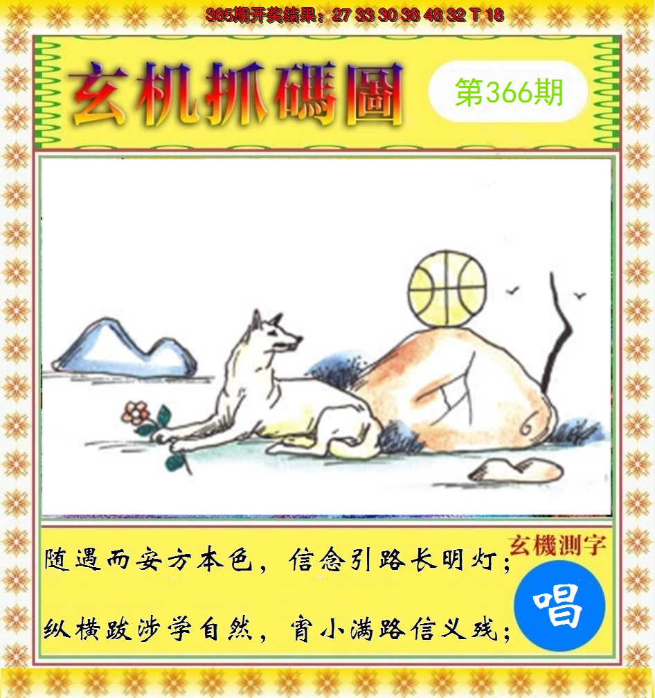 2024366期玄机抓码图