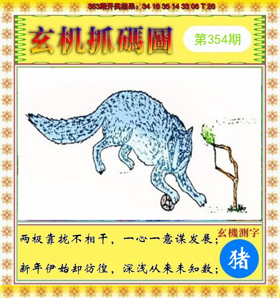 2024354期玄机抓码图