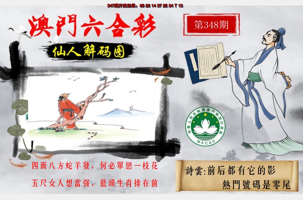 2024348期仙人解码图
