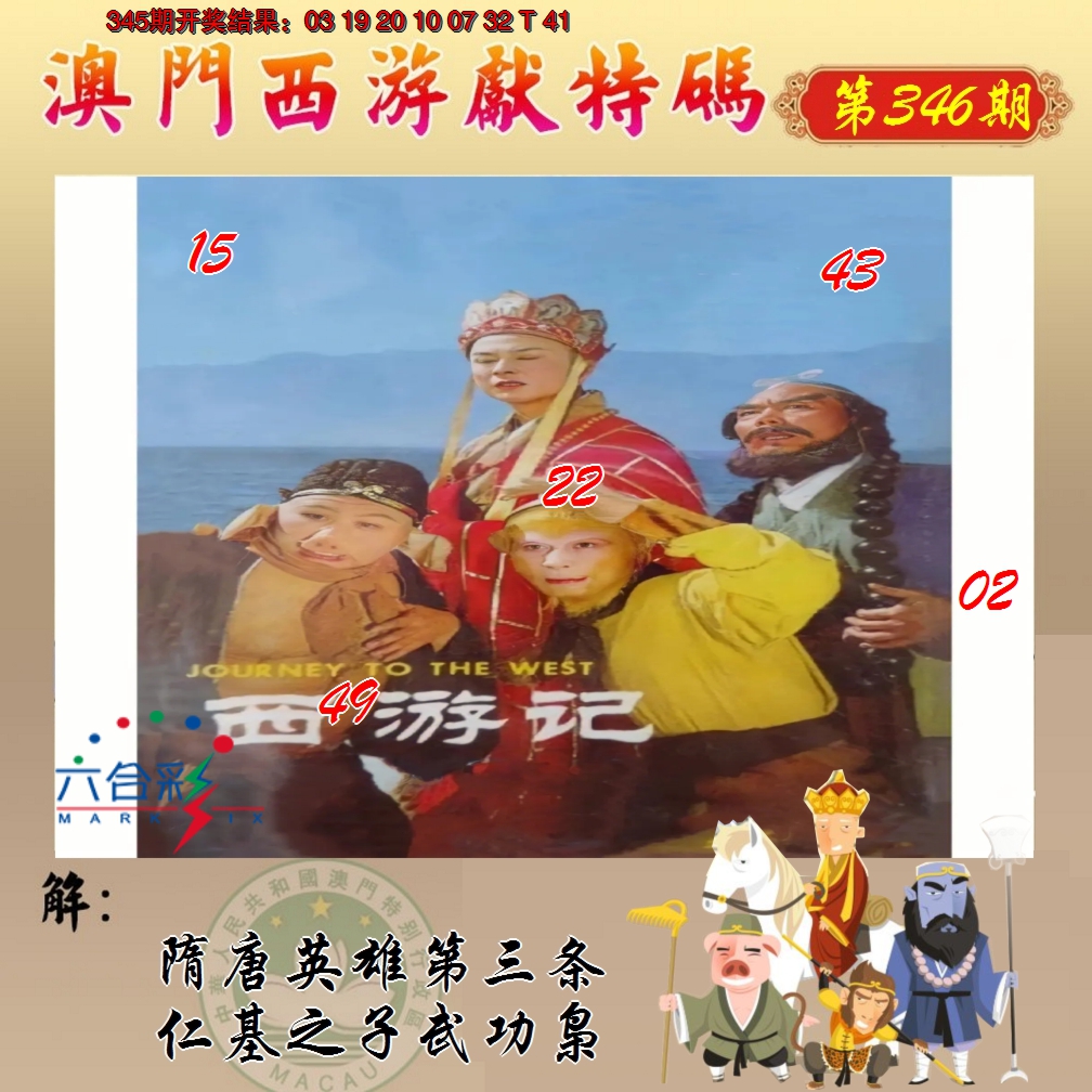 2024346期西游献码