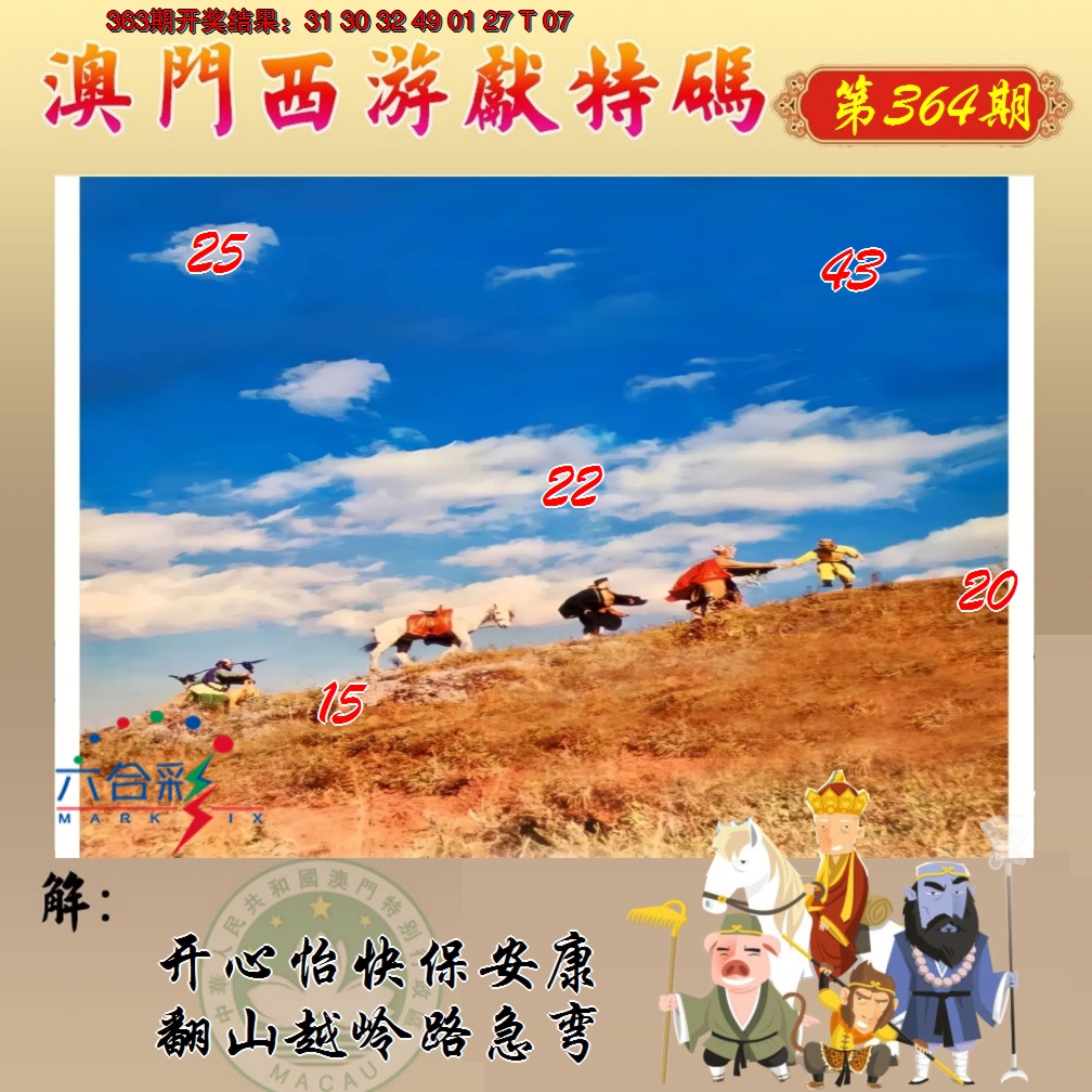 2024364期西游献码