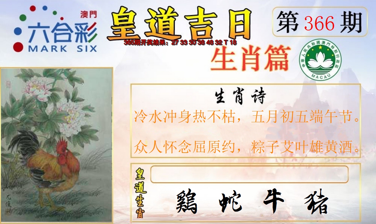 2024366期皇道吉日报