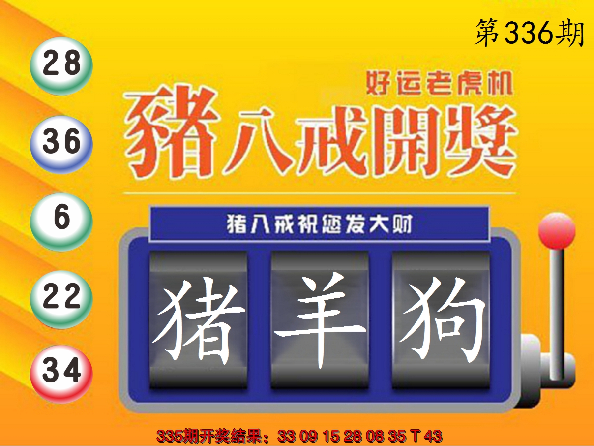2024336期猪八戒开奖A