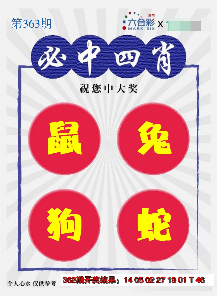 2024363期必中四肖S
