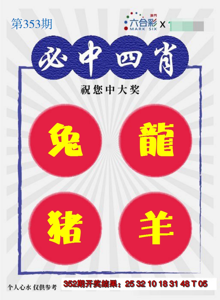 2024353期必中四肖S