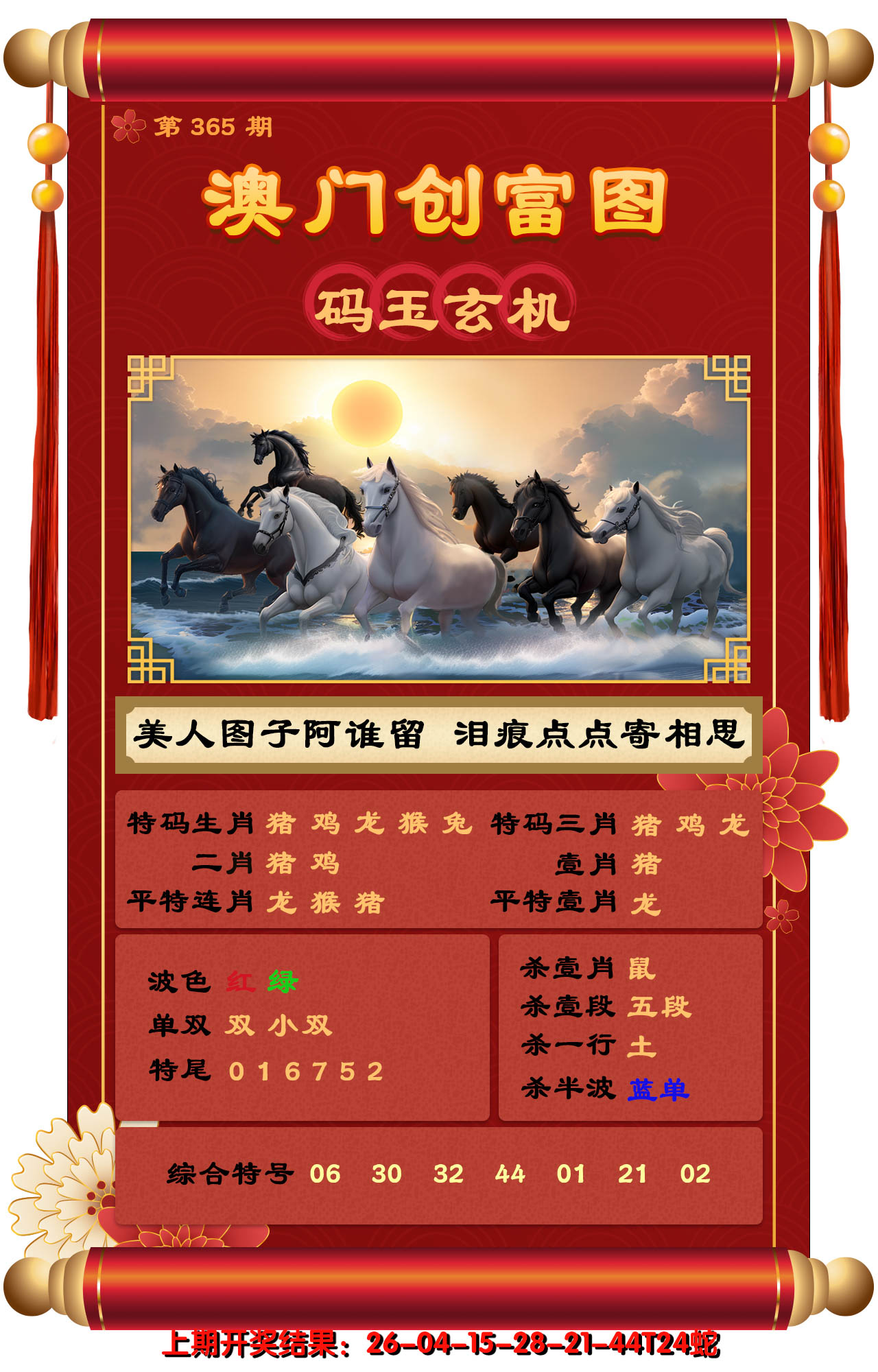 2024365期澳门创富图