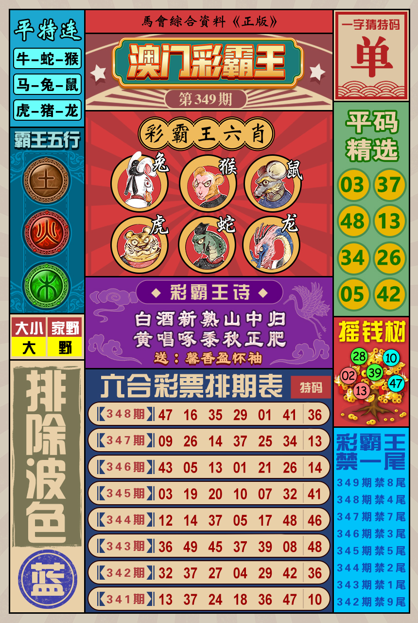 2024349期澳门彩霸王