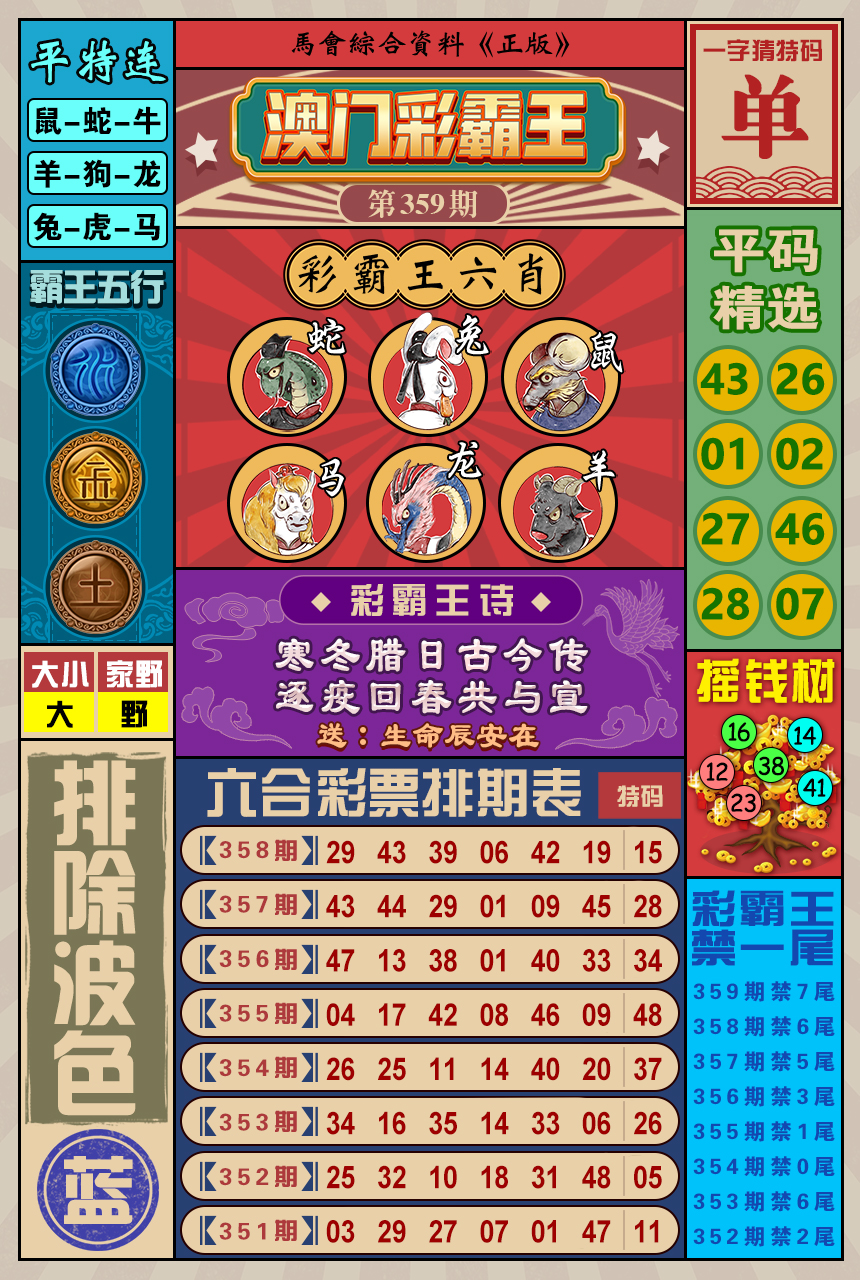 2024359期澳门彩霸王