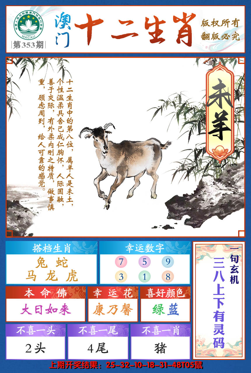 2024353期十二生肖