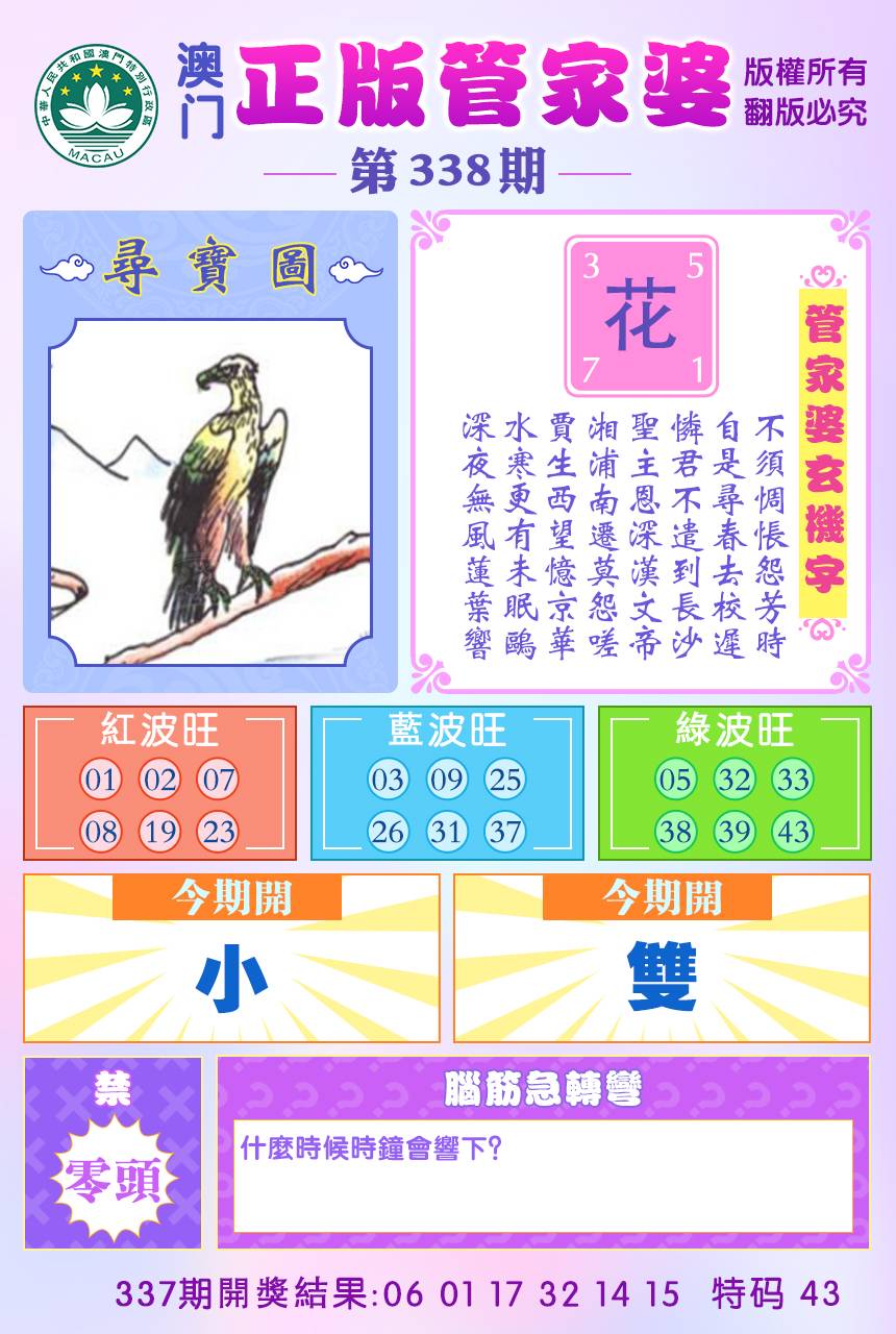 2024338期正版管家婆