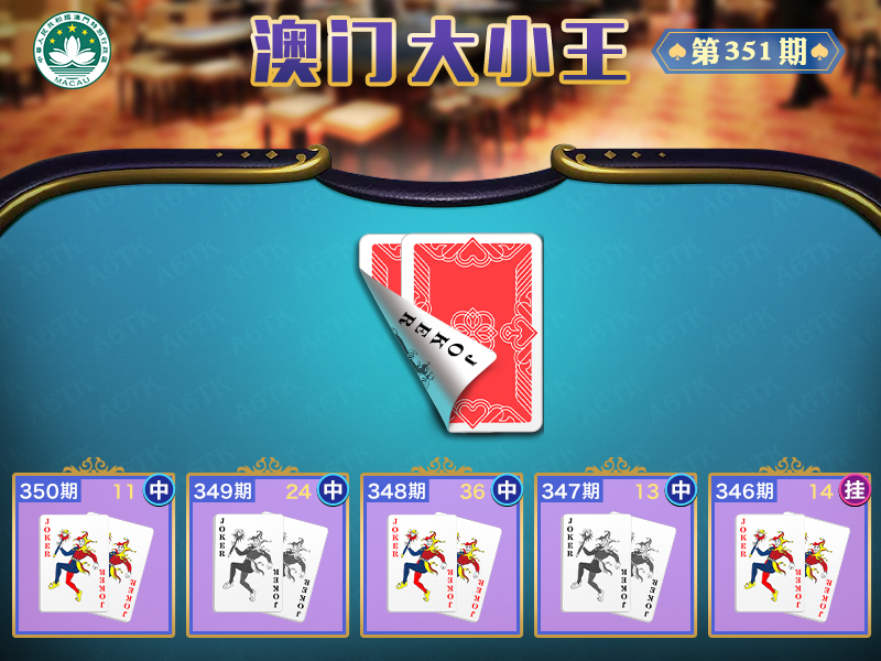 2024351期澳门大小王