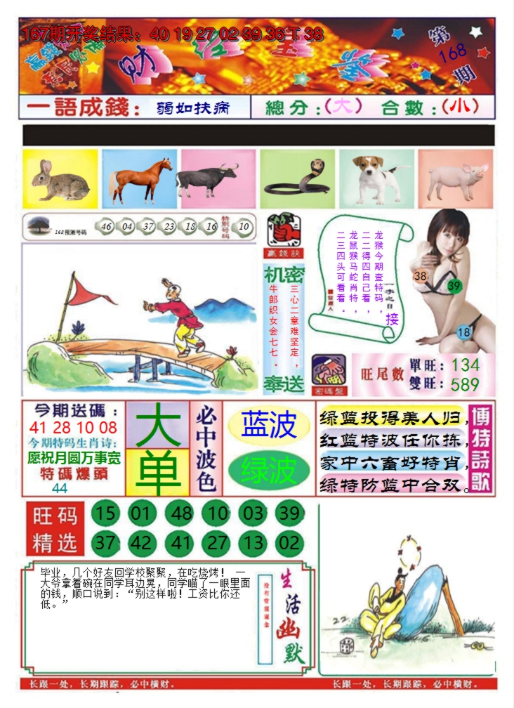 2024168期澳门财经宝鉴