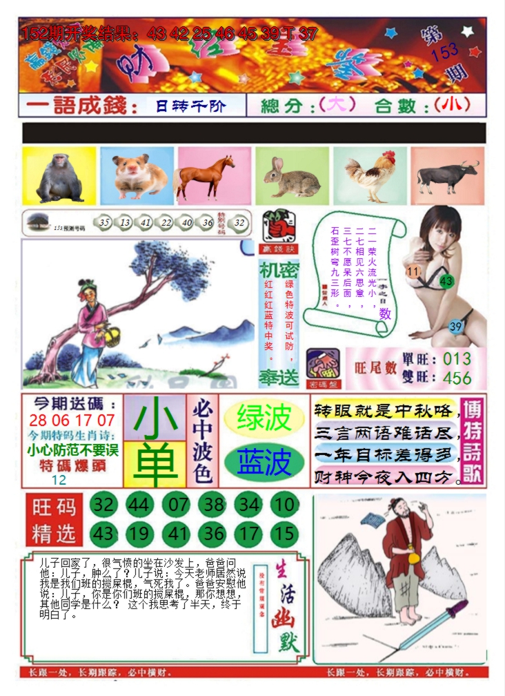 2024153期澳门财经宝鉴