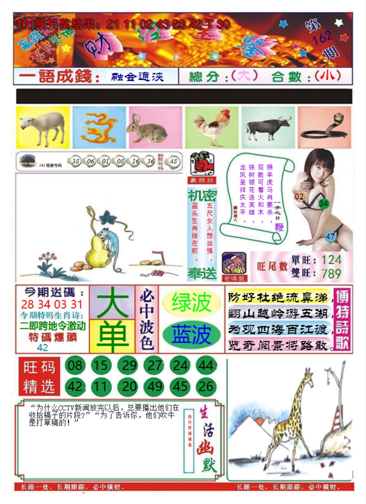 2024162期澳门财经宝鉴