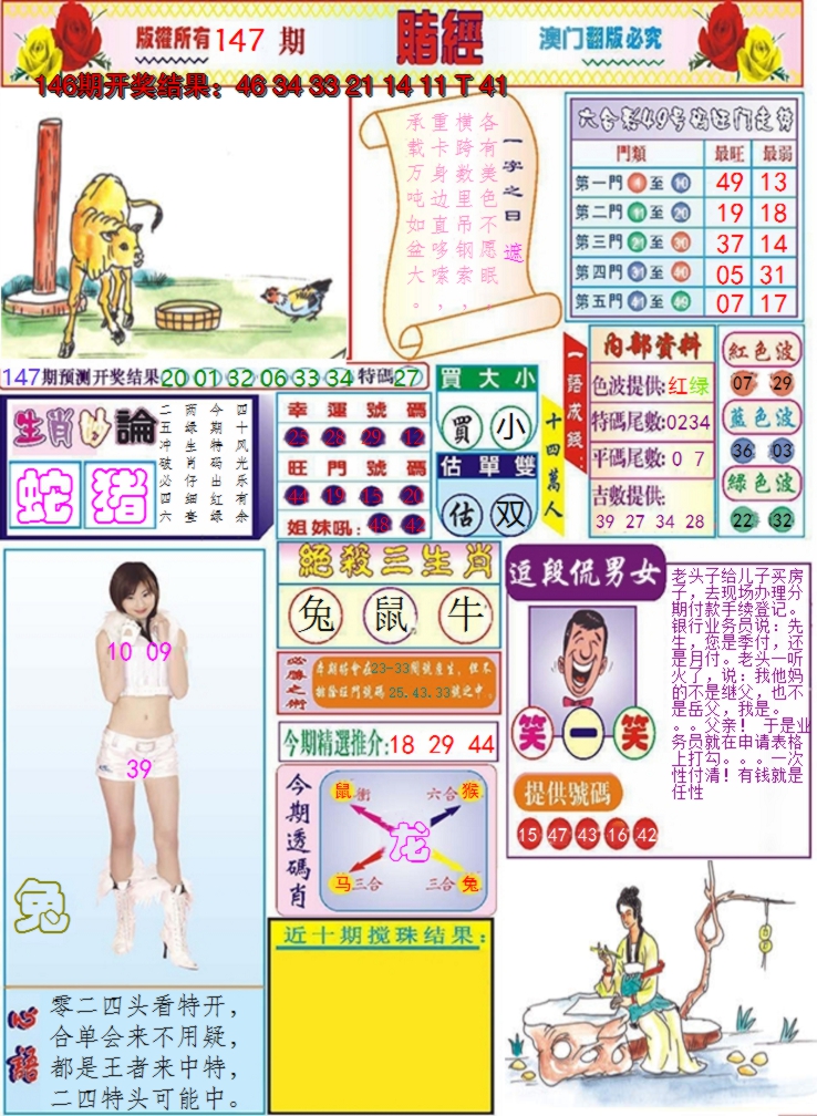 2024147期澳门赌经