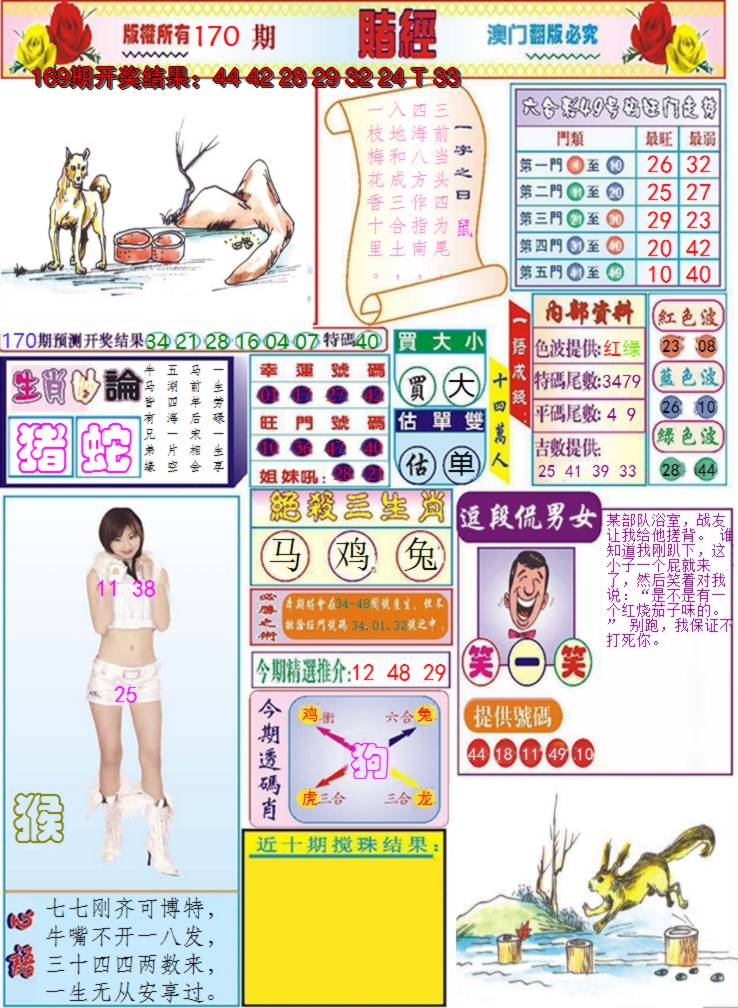 2024170期澳门赌经