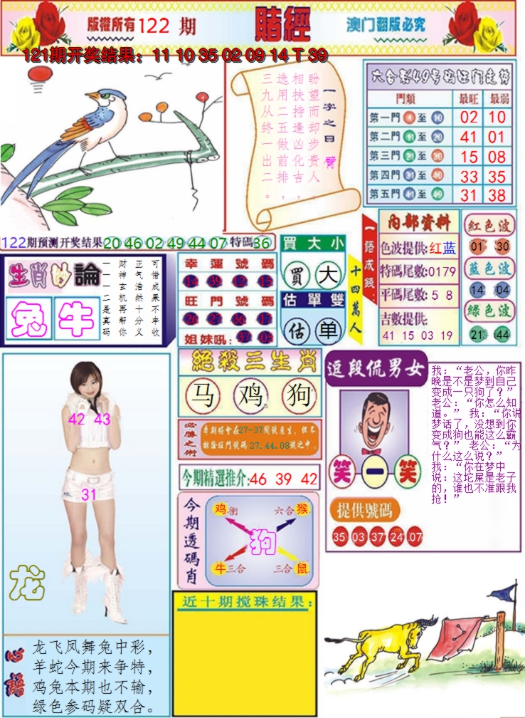 2024122期澳门赌经