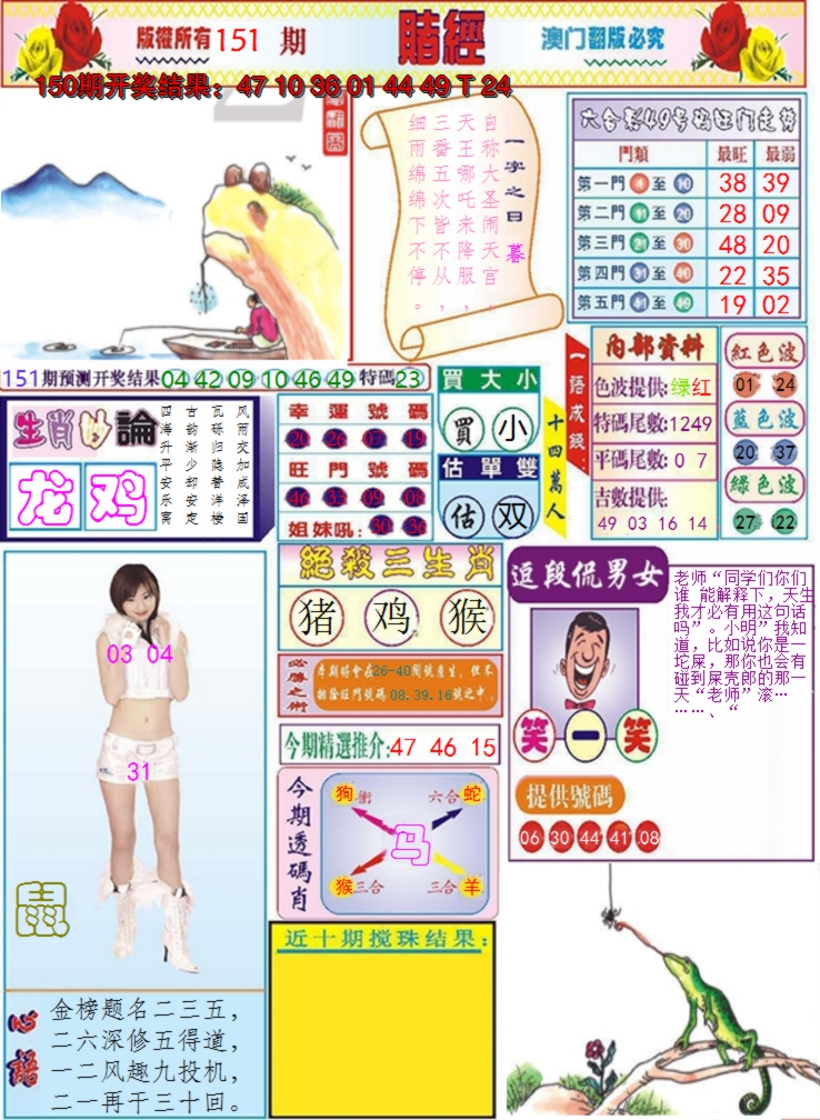 2024151期澳门赌经