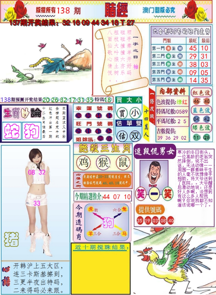 2024138期澳门赌经