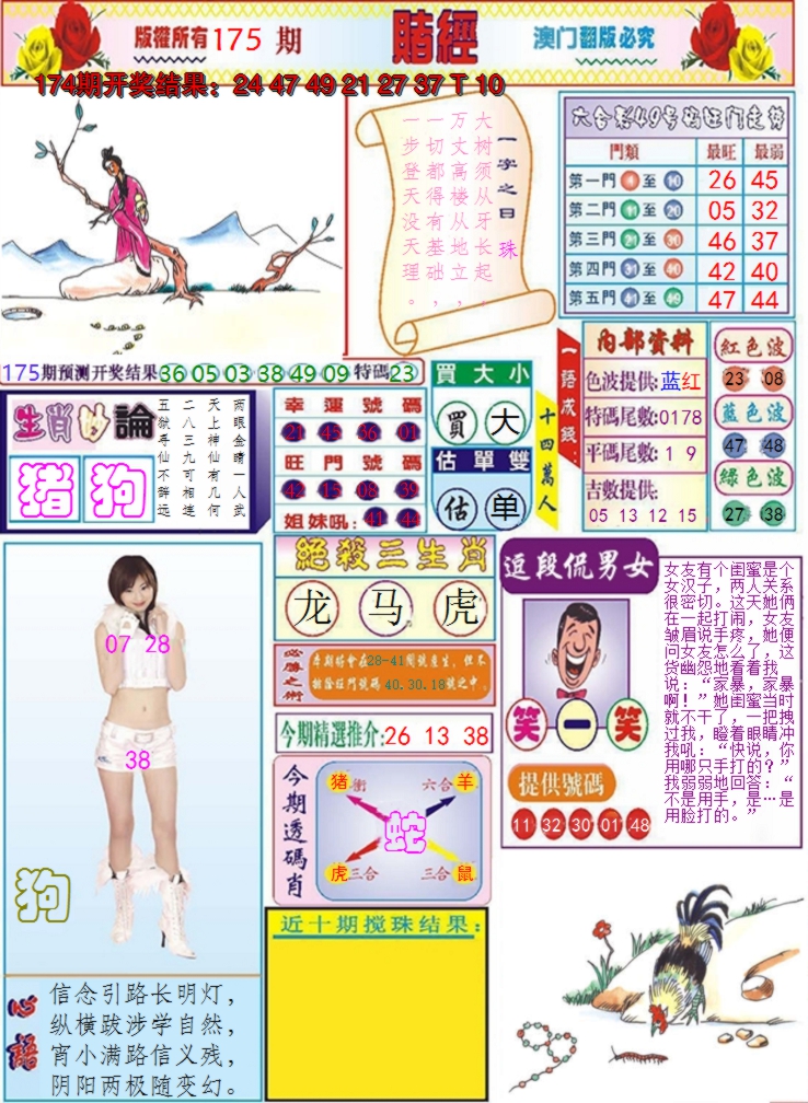 2024175期澳门赌经