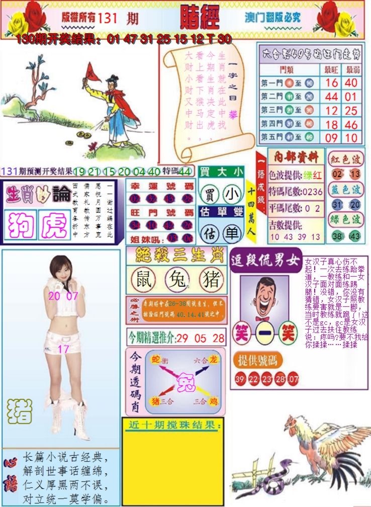 2024131期澳门赌经