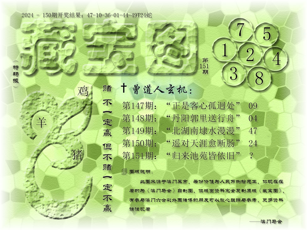 2024151期《藏宝图》