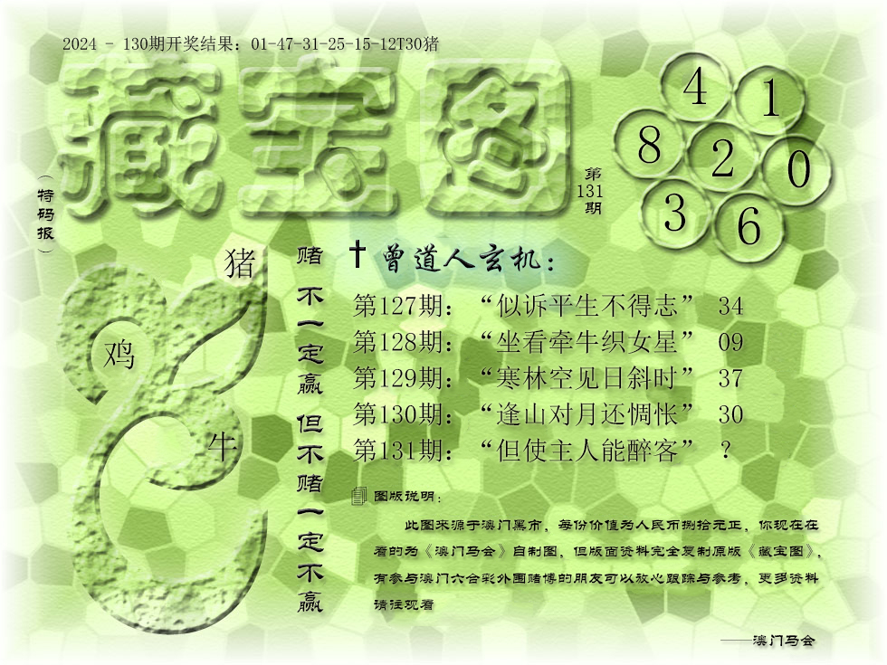 2024131期《藏宝图》